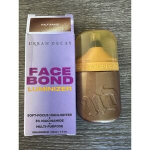 Urban Decay Face Bond Luminizer Glow Drops for Face + Body - HALF BAKED - BNIB